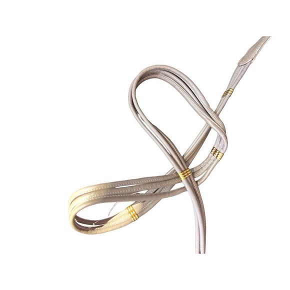 Vintage Morris Moskowitz Cloth Leather Purse MM gold Hardware Shoulder Bag - Picture 4 of 8